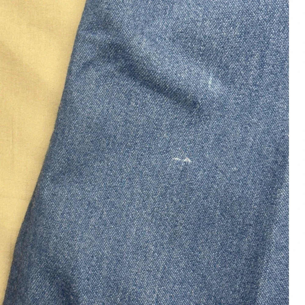 Wrangler Rugged Wear Jeans 34x30 Blue Denim Straight Leg Vintage Made in USA